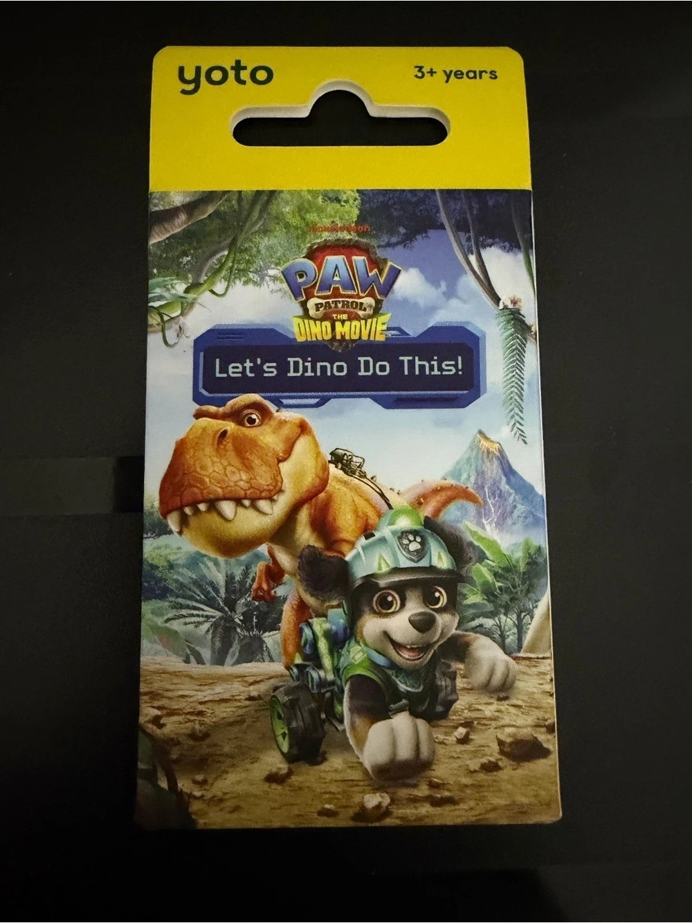 Yoto PAW Patrol: Let's Dino Do This! Audio Card Yellow & Blue